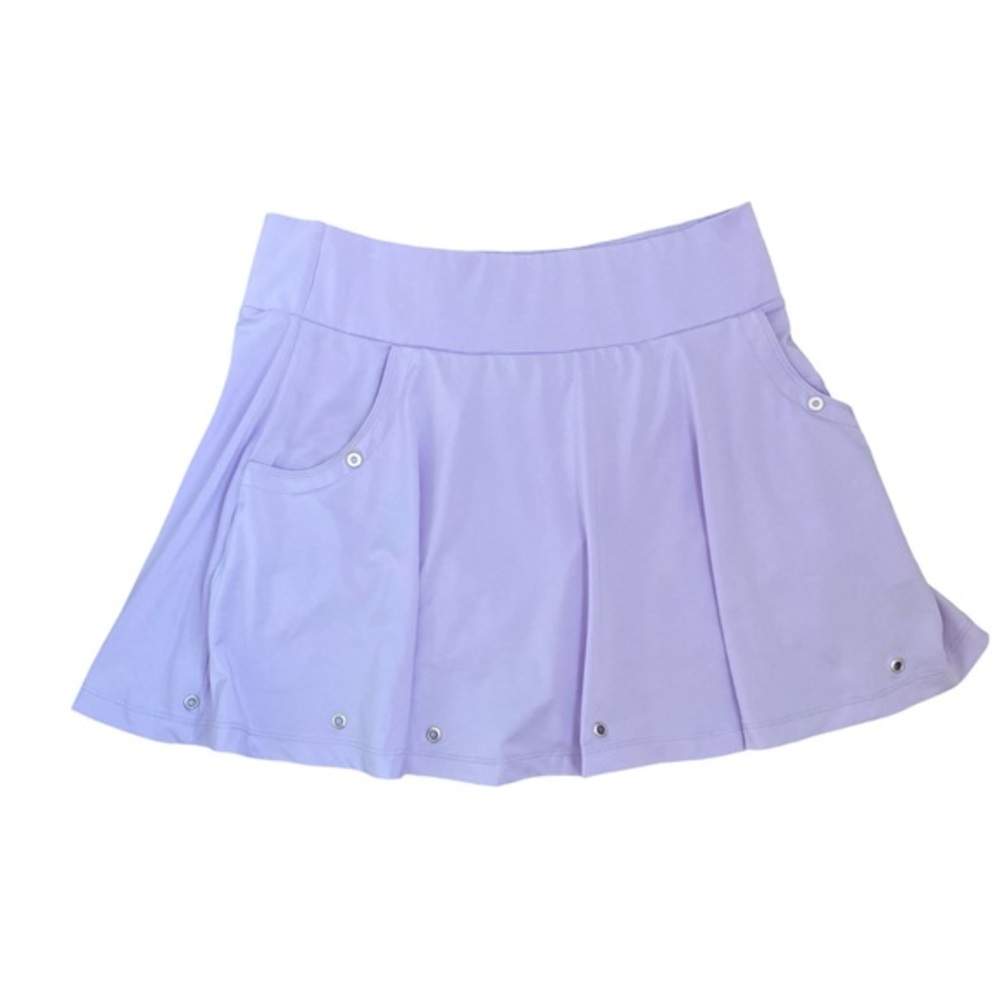 Jamie Sadock Purple Pleated Skort - 8 lavender purple , nylon spandex